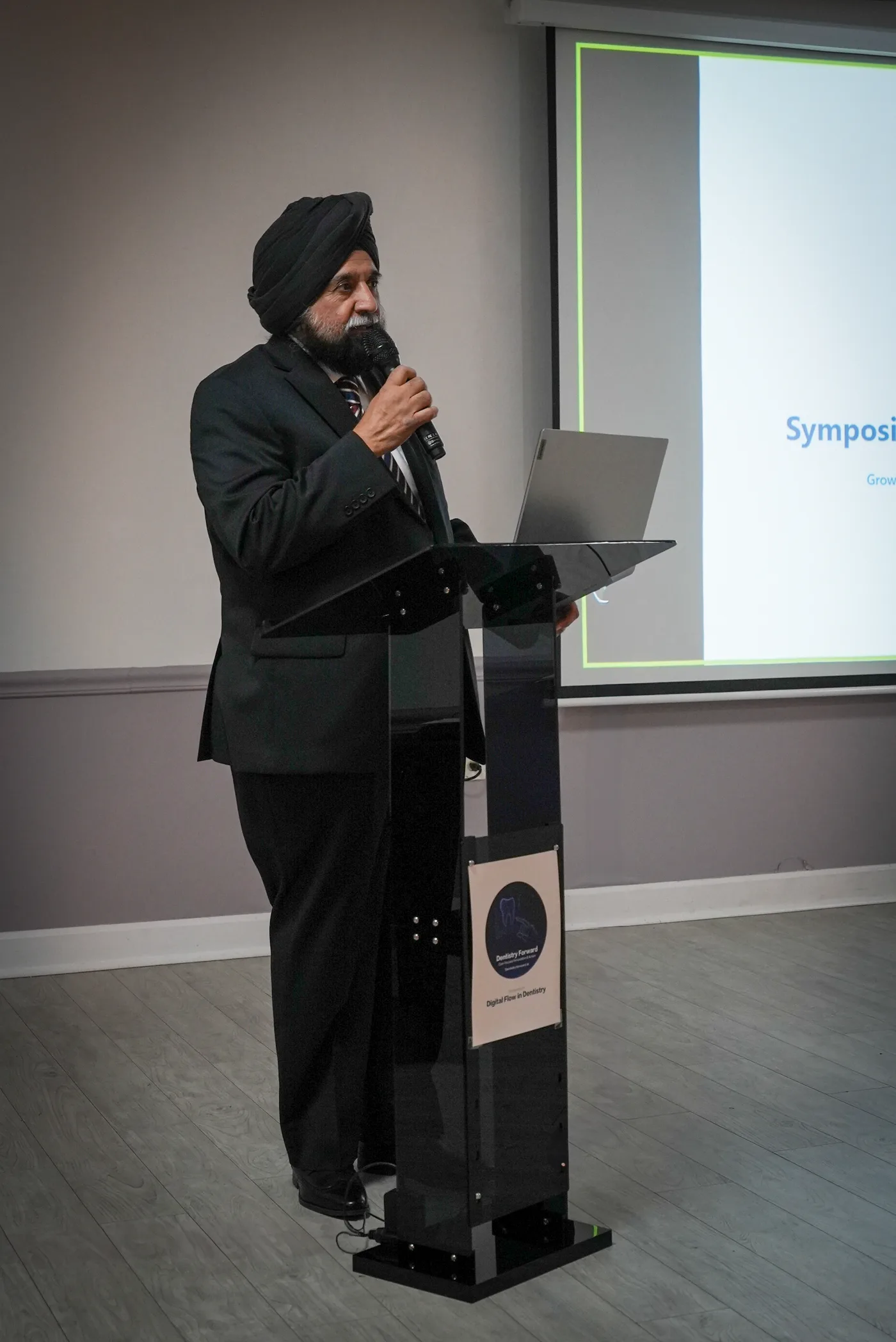 Dr. Bhatia presenting